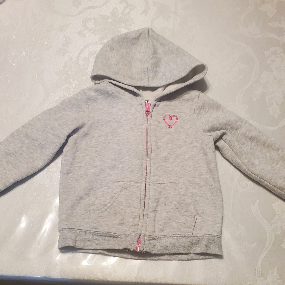 Toddler Girl Jumping Beans French Terry Hoodie
